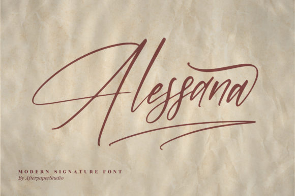 Alessana: A Graceful Script Font for Designers