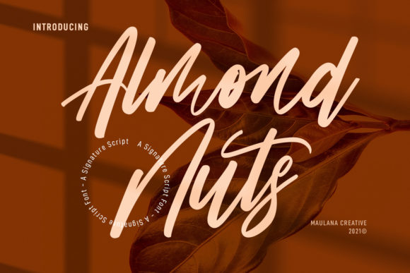 Almond Nuts: A Font for Polished Branding