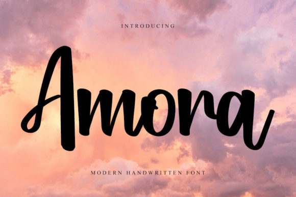 Amora: A Script Font for Real-World Design