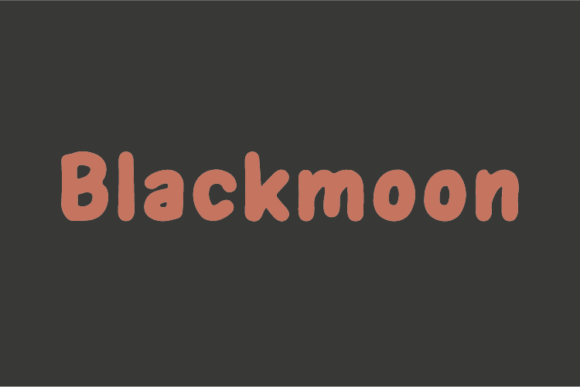 Blackmoon: A Handwritten Font for Editorial Elegance