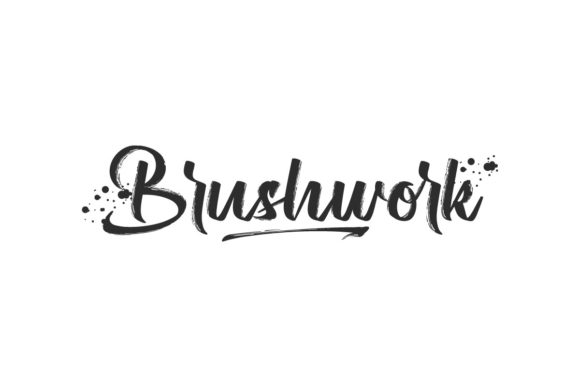 Brushwork: A Handwritten Font with Texture
