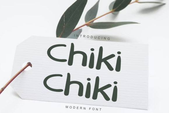 Chiki Chiki Font for Elegant Design