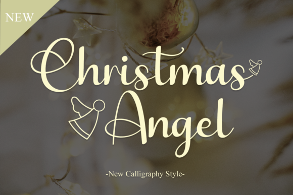 Christmas Angel Font for Elegant Design