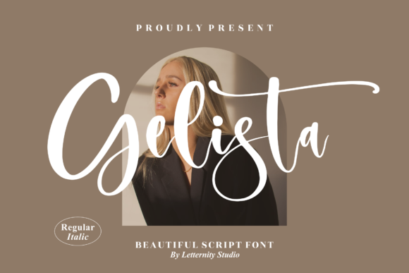 Gelista: A Graceful Script Font