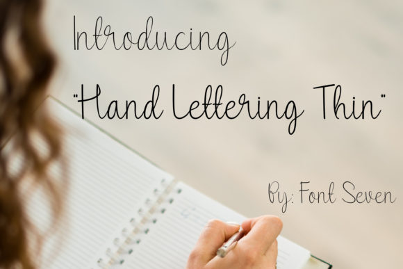 Hand Lettering Thin Font Review