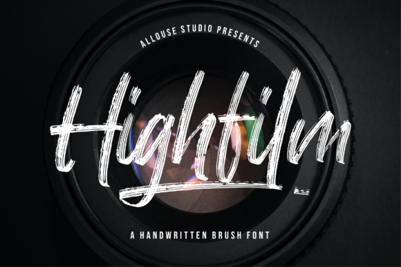Highfilm: A Script Font That Dances