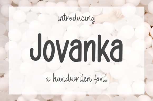 Jovanka: A Handwritten Font for Creative Marketing