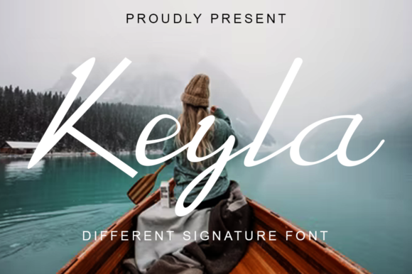 Keyla: A Graceful Script Font for Crafters