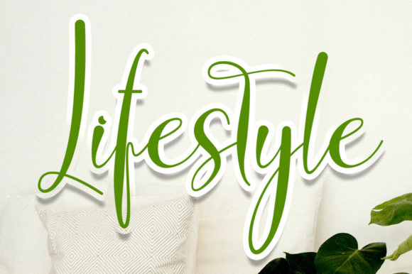 Lifestyle Font: Elegant Script for Craft Projects
