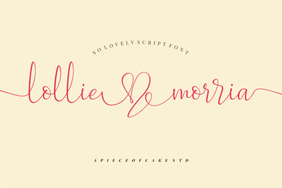 Lollie Morria: A Magical Script Font
