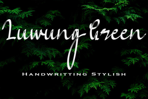 Luwung Green: A Playful Script Font