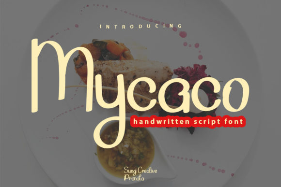 Mycaco: Handwritten Font for Craft Creators