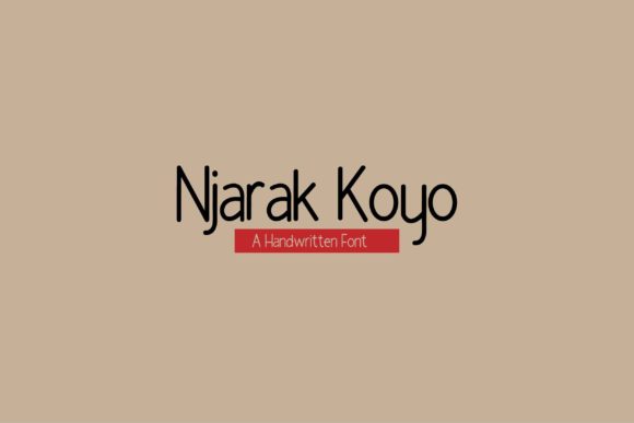 Njarak Koyo Font for Web Design