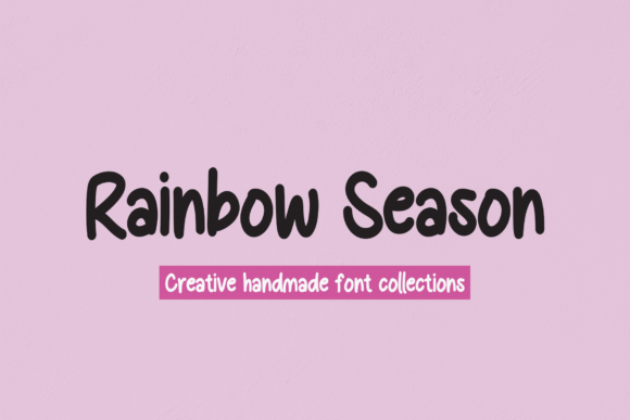 Rainbow Season Font for Web Design