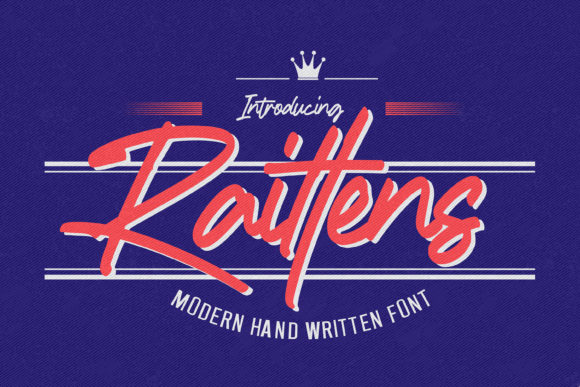 Raittens: A Classy Handwritten Font
