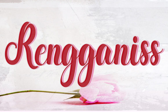 Rengganis: A Gorgeous Script Font
