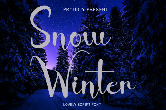 Snow Winter: A Font for Winter Campaigns