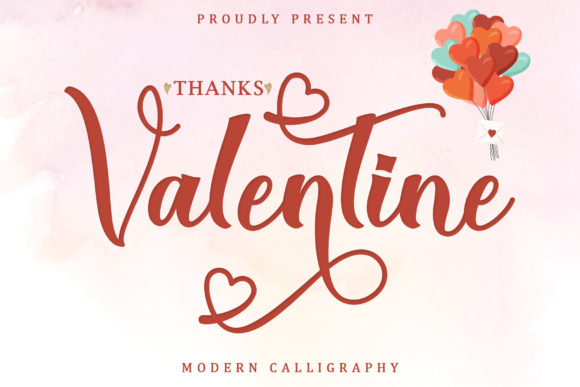 Thanks Valentine Font for Elegant Design